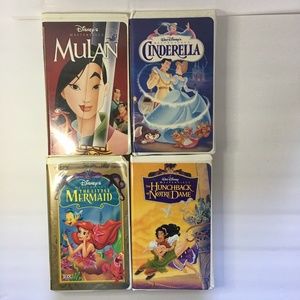 Disney VHS Movies Masterpiece Collections